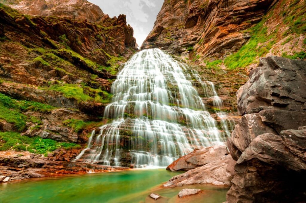 Cascada Cola de Caballo senderismo Ordesa Huesca Pirineos