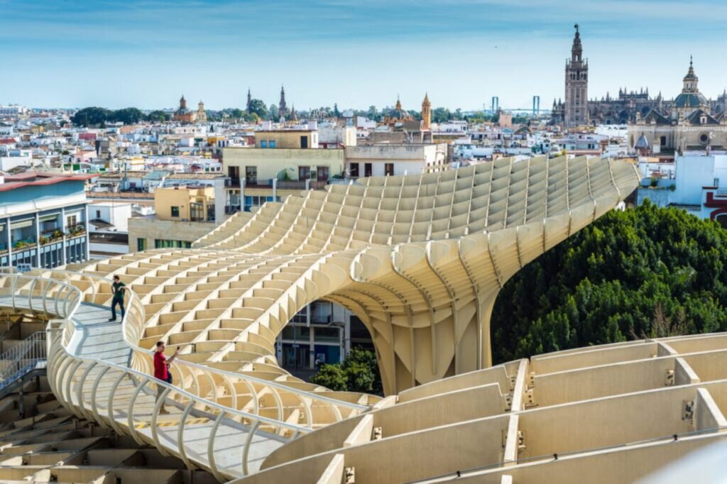 Mirador de Las Setas de Sevilla Metropol Parasol en Plaza Encarnacion